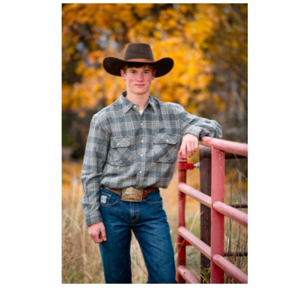 Wyoming Traders Mens Plaid Snap Up Long Sleeve 100% Wool Oversized Shirt - Picture 1 of 2